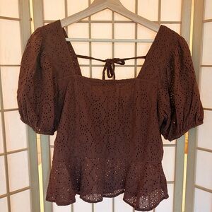Band of the Free Eyelet Top